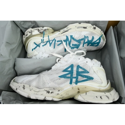 Balenciaga Runner Sneaker 'Graffiti - White Blue' 772774 W3RBQ 9040 02