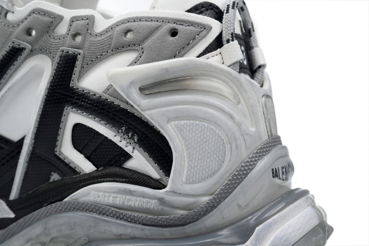 Balenciaga Runner White Black Gray 677402 W3RB2 9012