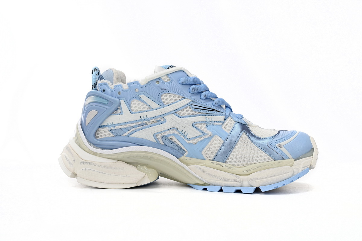Balenciaga Runner White Light Blue 677402 W3RB2 9744