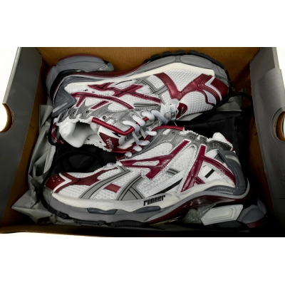 Balenciaga Runner White Wine Red 02