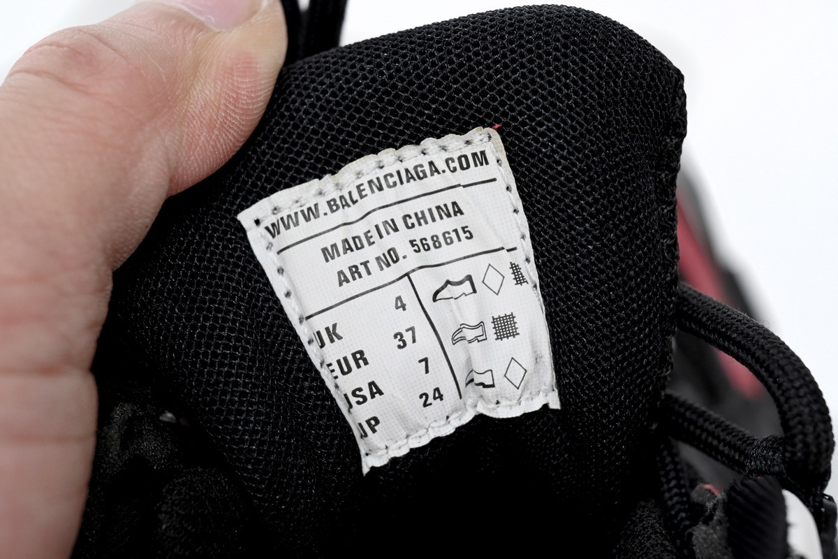 Balenciaga Track 2 Sneaker Military Black White Red 568614 W2GN3 6000