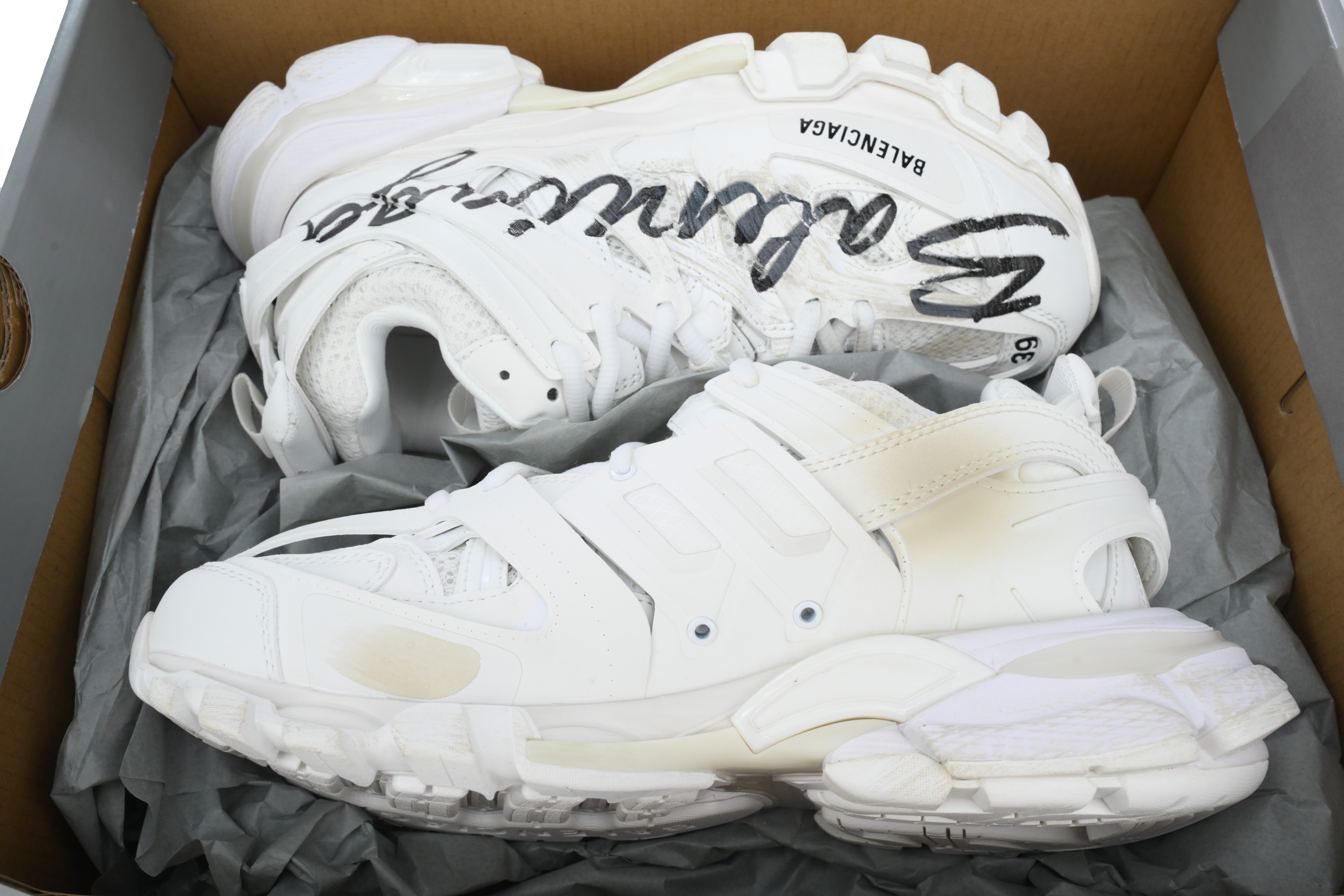 Balenciaga Track Sneaker 'Black Graffiti' 542436 WTRHW 9010