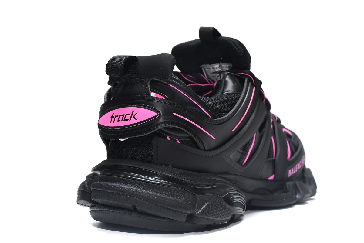 Balenciaga Track Sneaker Black Rose Red 542436 W2LA1 2046