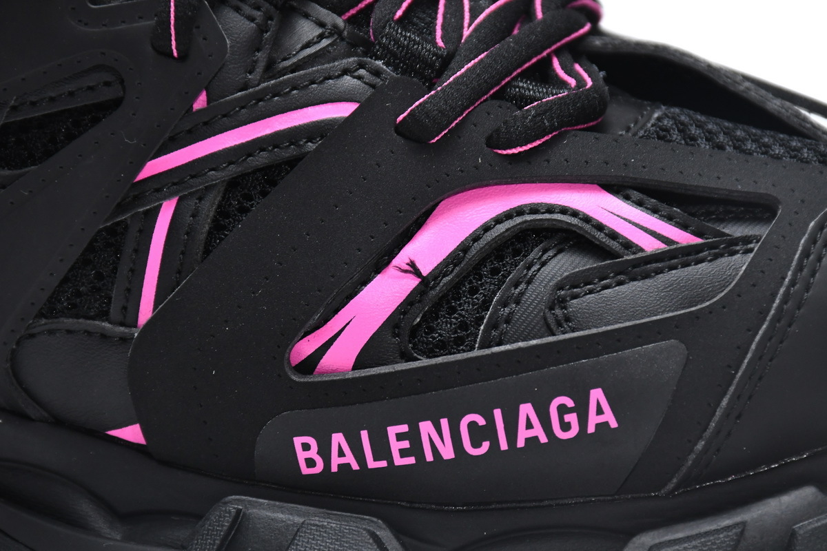 Balenciaga Track Sneaker Black Rose Red 542436 W2LA1 2046