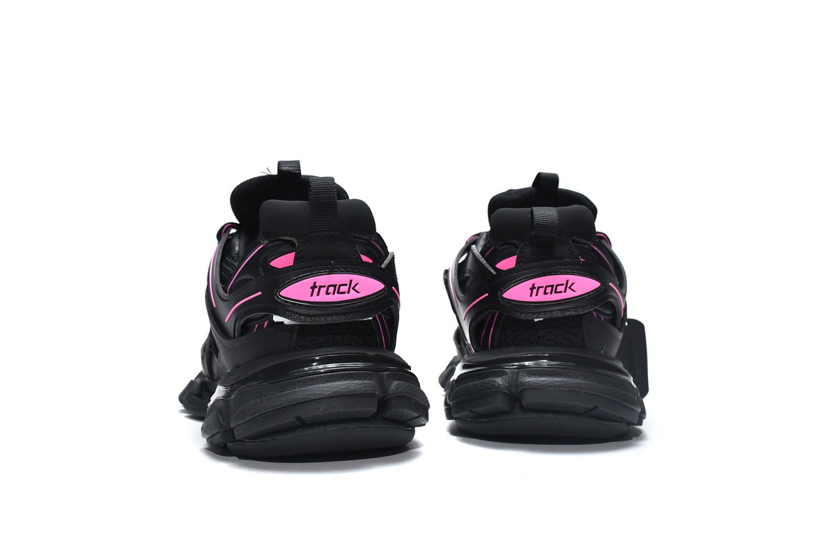 Balenciaga Track Sneaker Black Rose Red 542436 W2LA1 2046