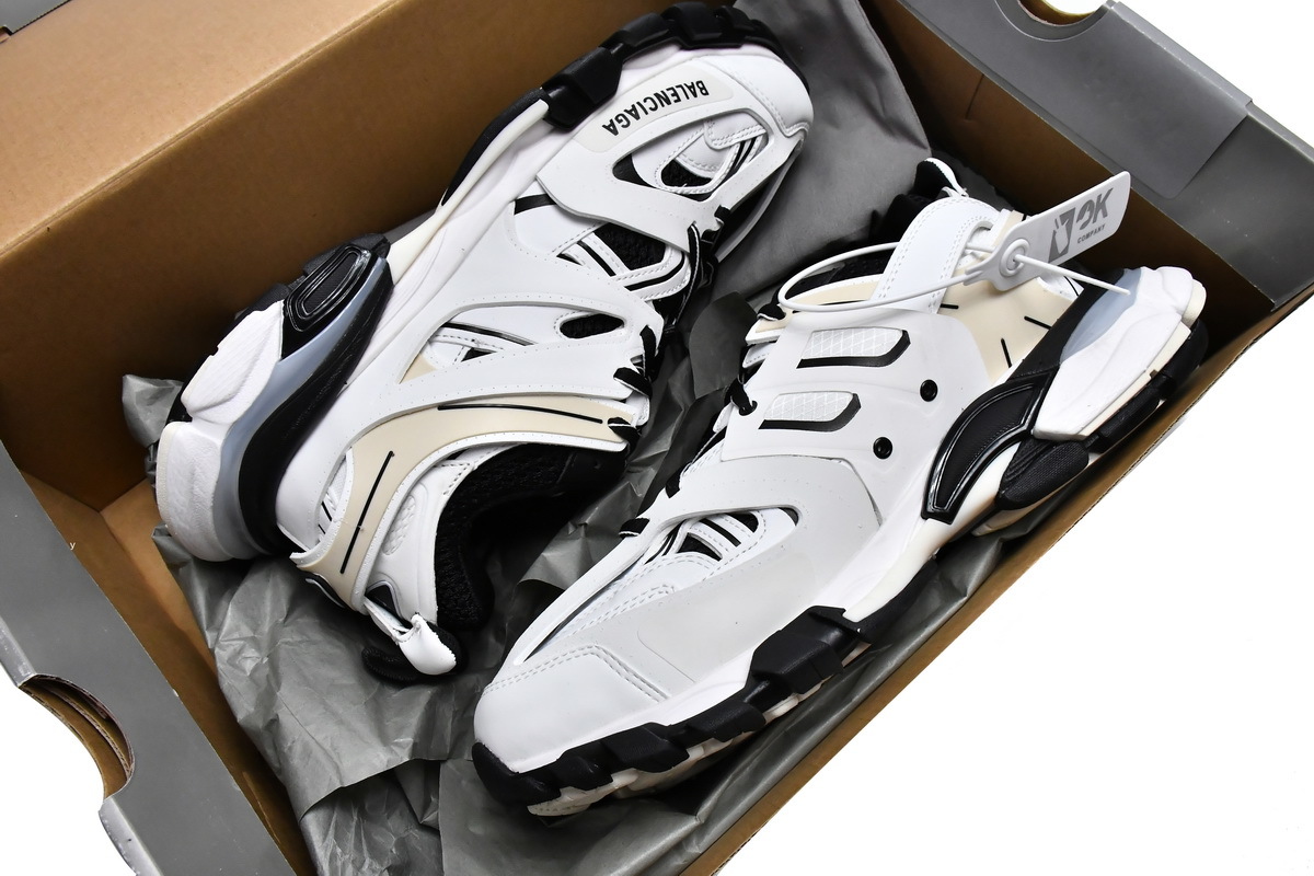 Balenciaga Track Sneaker Black White Yellow 542023 W3NM3 7261
