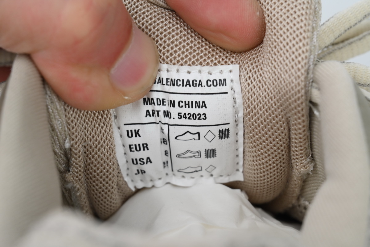 Balenciaga Track Sneaker White Gray 542436 W3FE4 9697