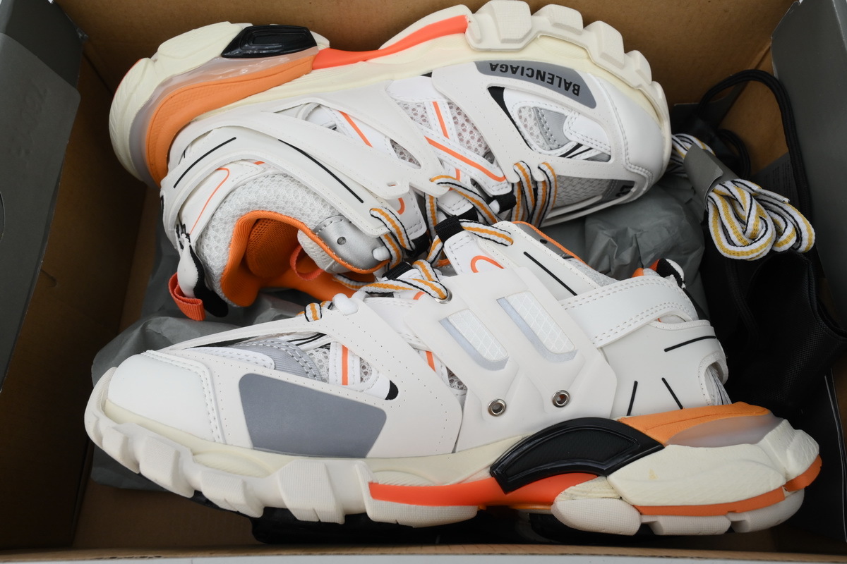 Balenciaga Track Sneaker White Orange