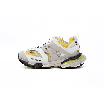Balenciaga Track Sneaker Black Black And Yellow Tail 542436 W1ST3 0258 01