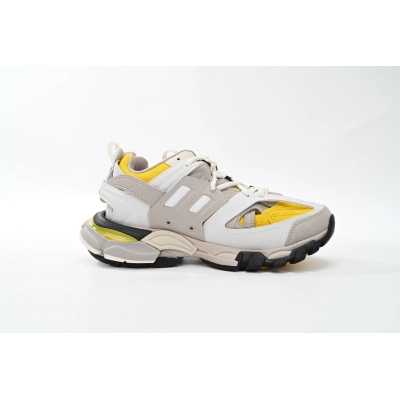 Balenciaga Track Sneaker Black Black And Yellow Tail 542436 W1ST3 0258 02