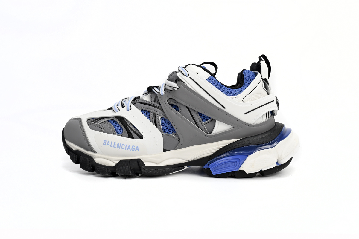 Balenciaga Track SneakerBlack Black Grey White Blue 542436 W3SR6 2501
