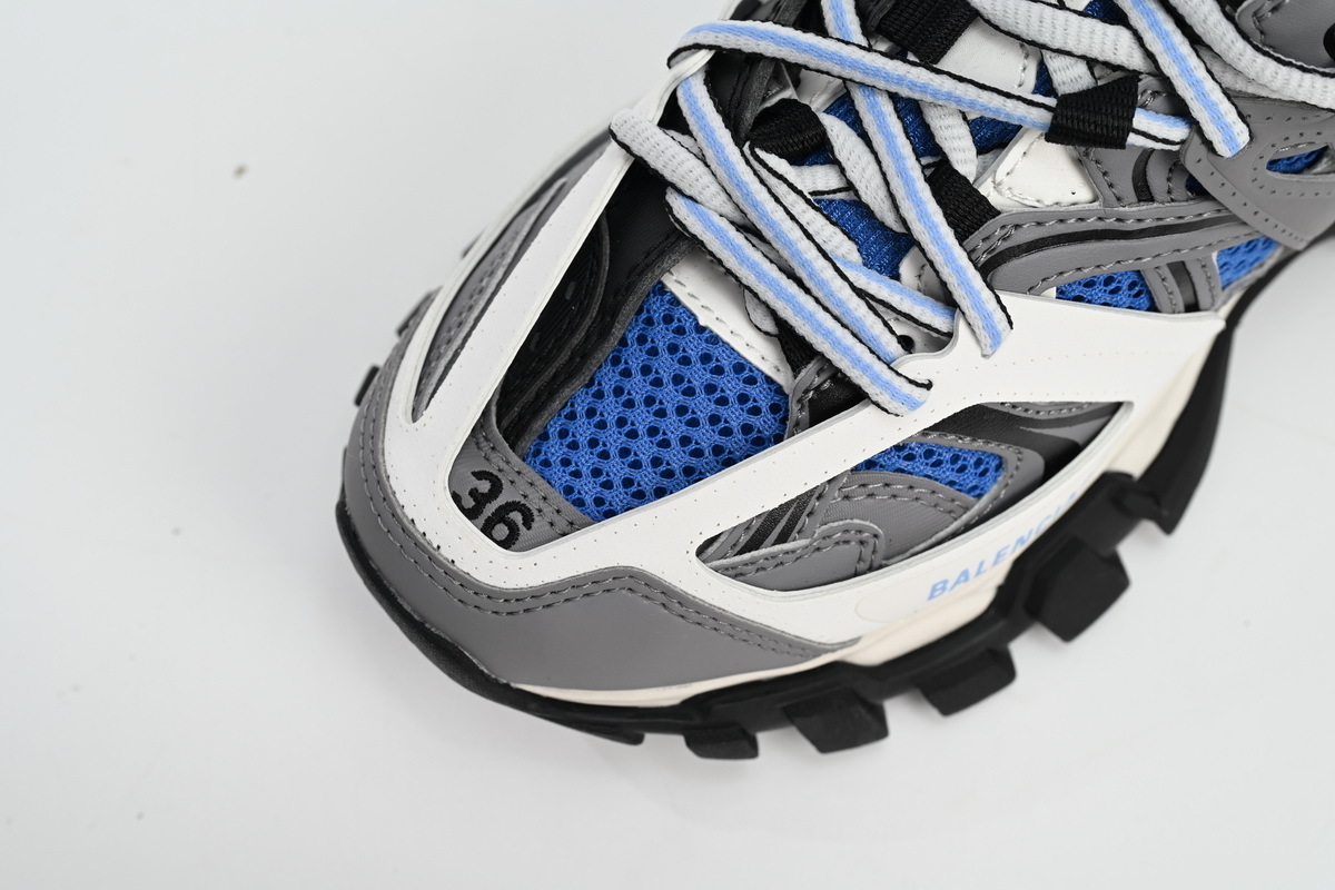 Balenciaga Track SneakerBlack Black Grey White Blue 542436 W3SR6 2501