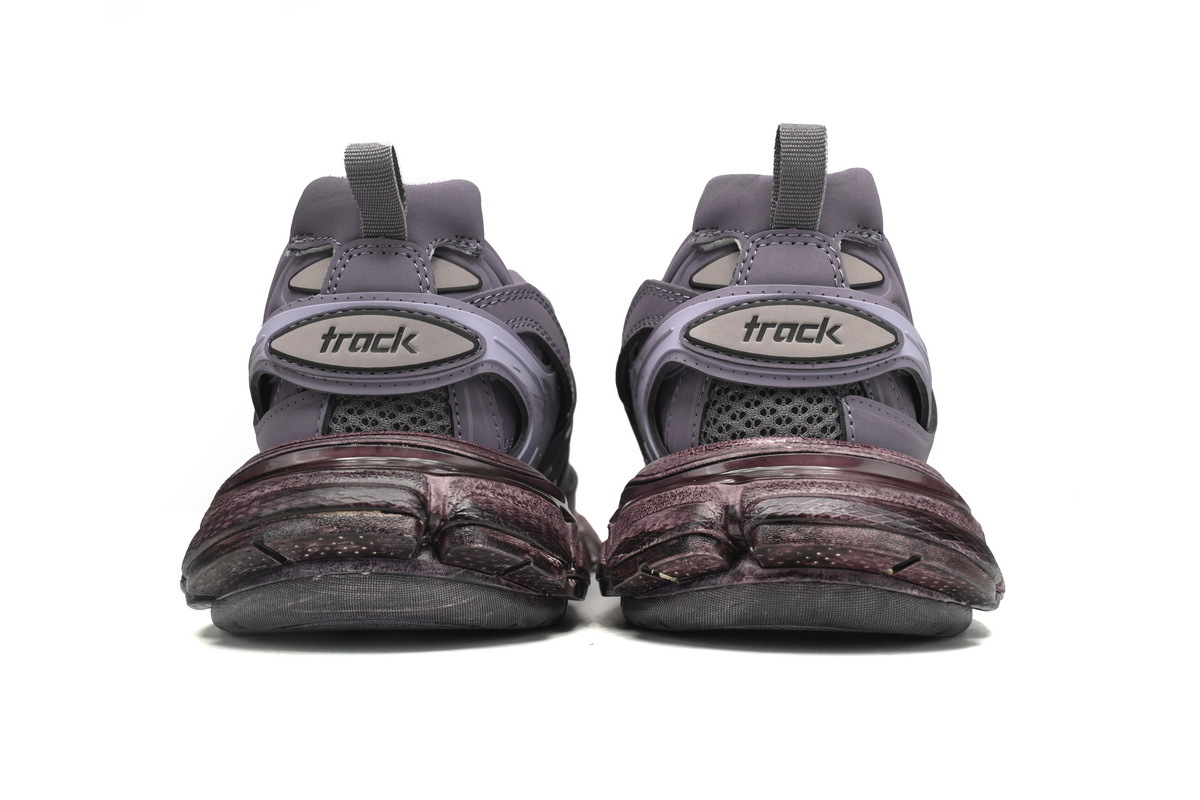 Balenciaga Track SneakerBlack Gray Purple 542436 W1AC5 0620