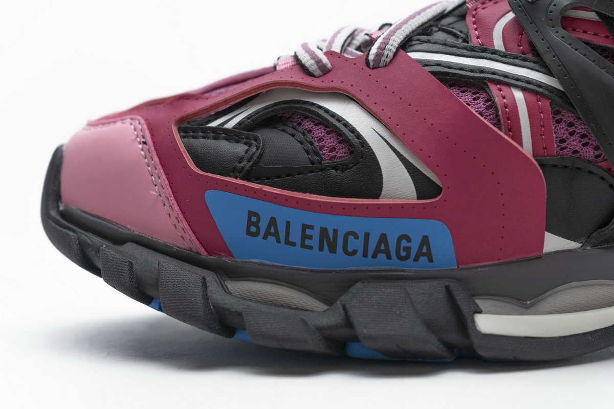 Balenciaga Track SneakerBlack Purplish Red 542436 W1GB7 5482