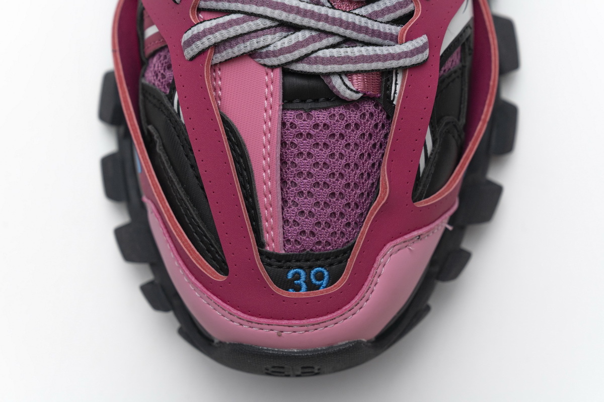 Balenciaga Track SneakerBlack Purplish Red 542436 W1GB7 5482