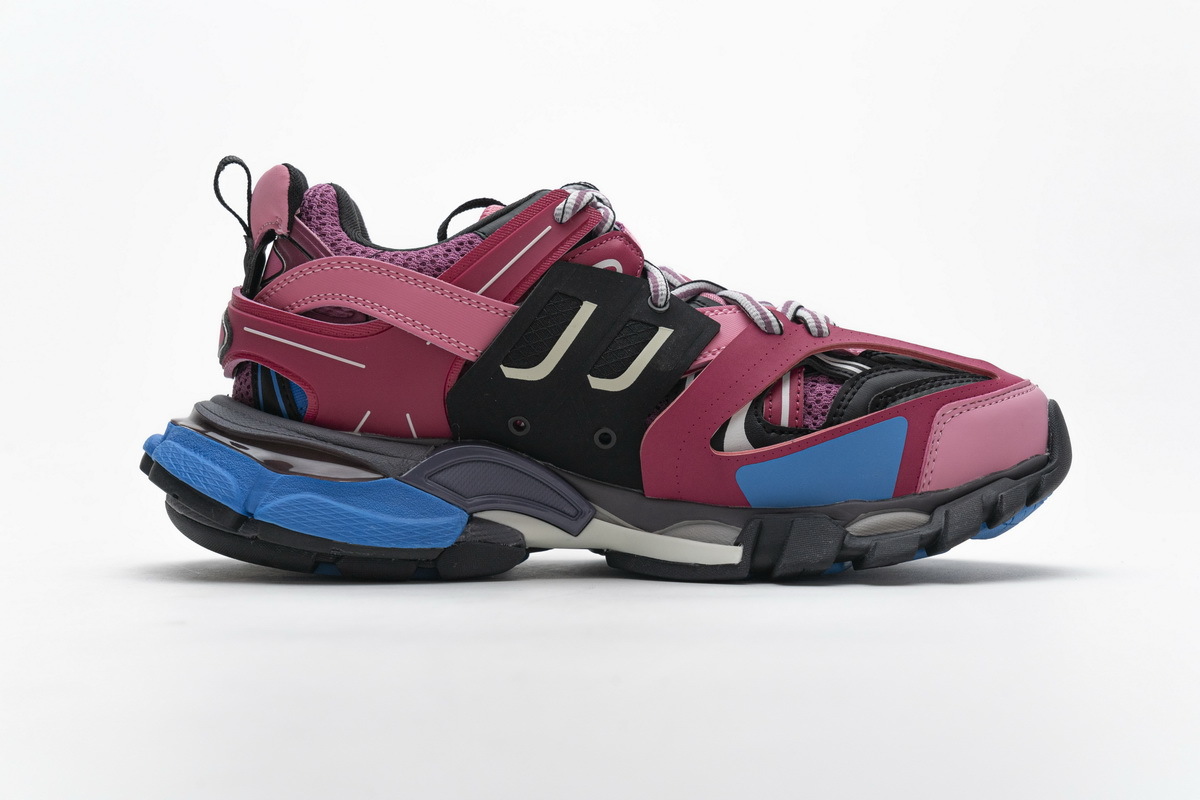 Balenciaga Track SneakerBlack Purplish Red 542436 W1GB7 5482