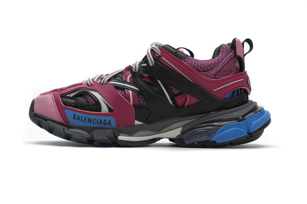 Balenciaga Track SneakerBlack Purplish Red 542436 W1GB7 5482