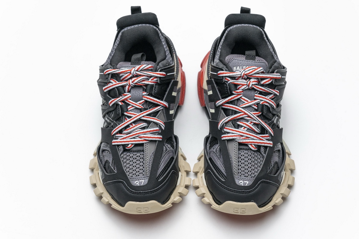 Balenciaga Track SneakerBlack Red 542436 W1GB1 1000