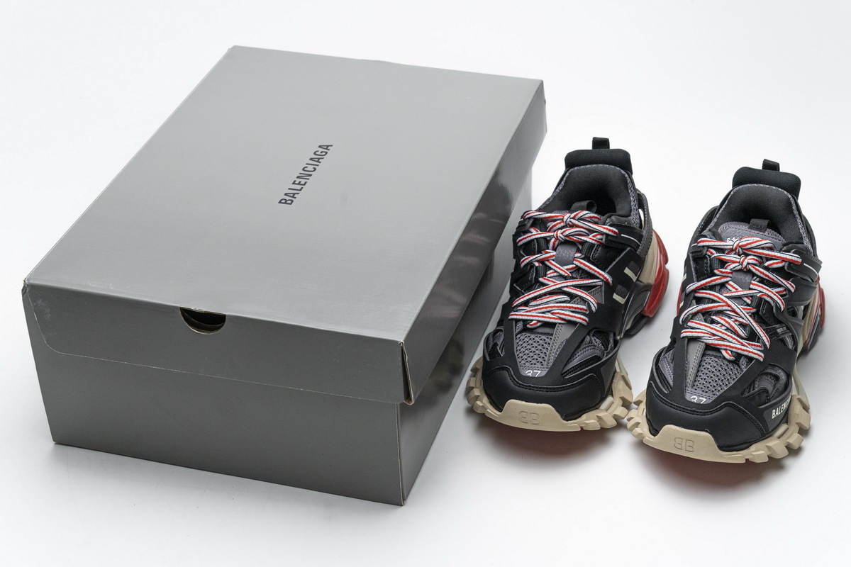 Balenciaga Track SneakerBlack Red 542436 W1GB1 1000