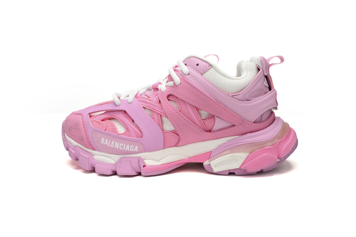 Balenciaga Track SneakerBlack Rice White Pink 542436 W3SU5 5090