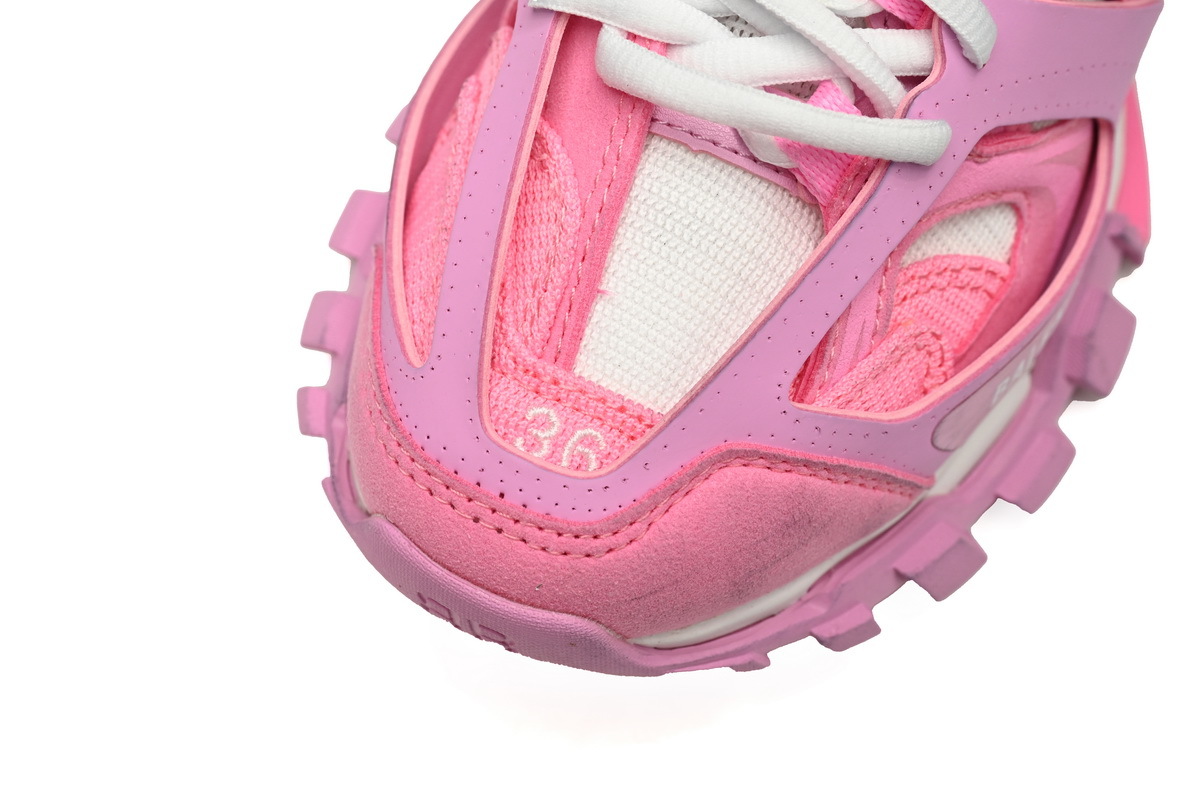 Balenciaga Track SneakerBlack Rice White Pink 542436 W3SU5 5090