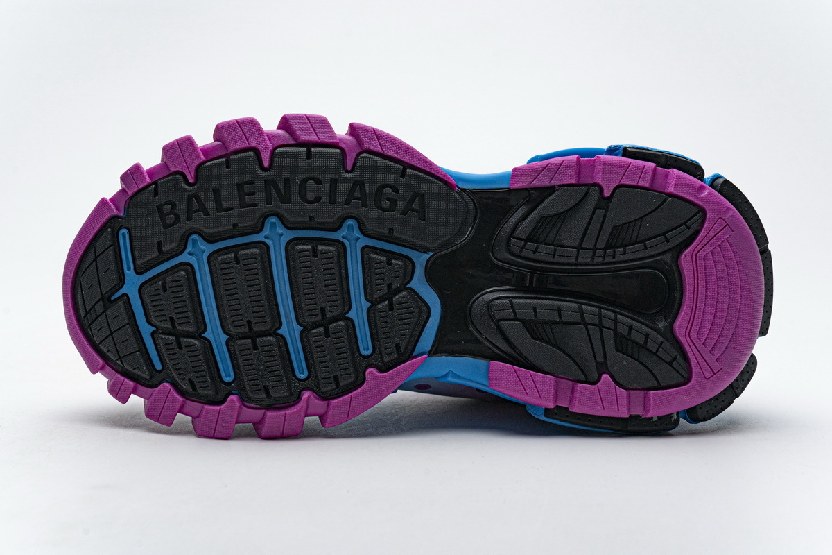 Balenciaga Track SneakerBlue Pink Silver 542436 W1GC1 4051