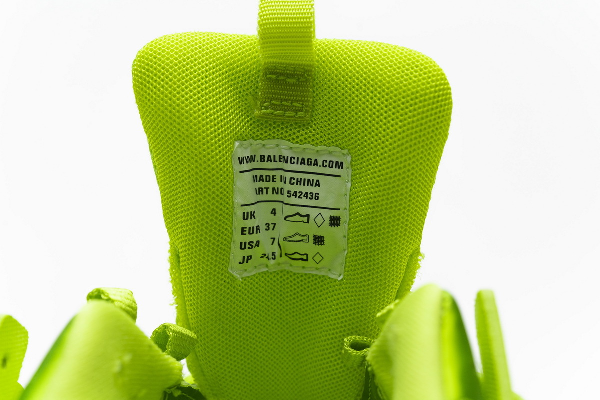 Balenciaga Track SneakerFluorescent Yellow 542436 W1GB7 2014