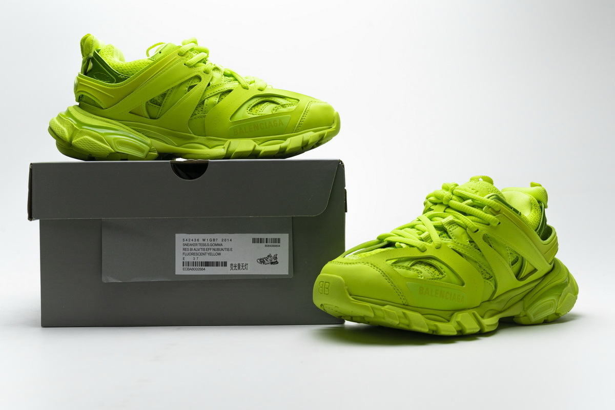 Balenciaga Track SneakerFluorescent Yellow 542436 W1GB7 2014