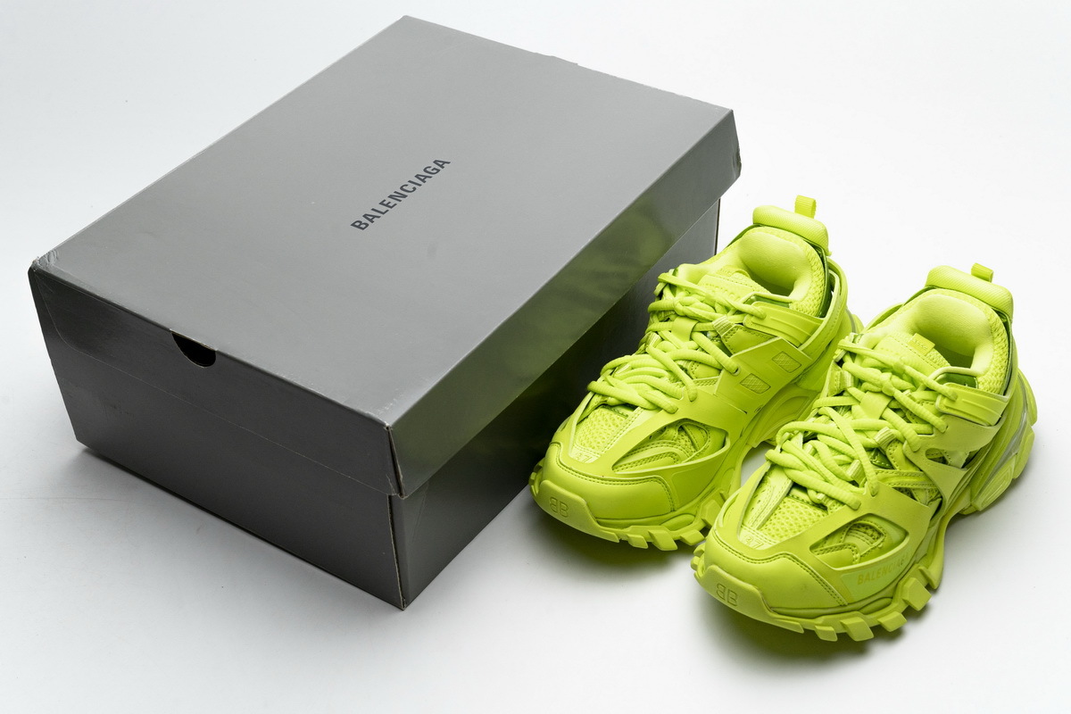 Balenciaga Track LED SneakerFluorescent Yellow 542436 W1GB7 2014