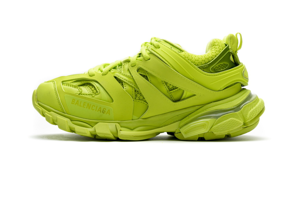 Balenciaga Track LED SneakerFluorescent Yellow 542436 W1GB7 2014