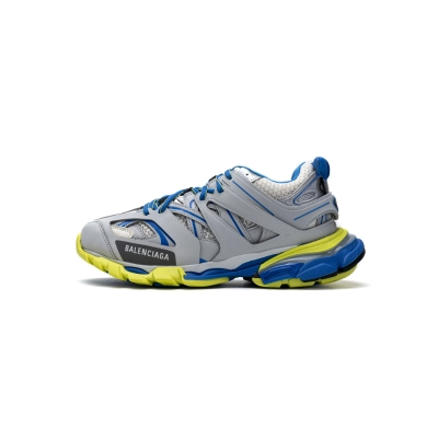 Balenciaga Track SneakerGrey Blue Yellow 542023 W1GB9 6509 01