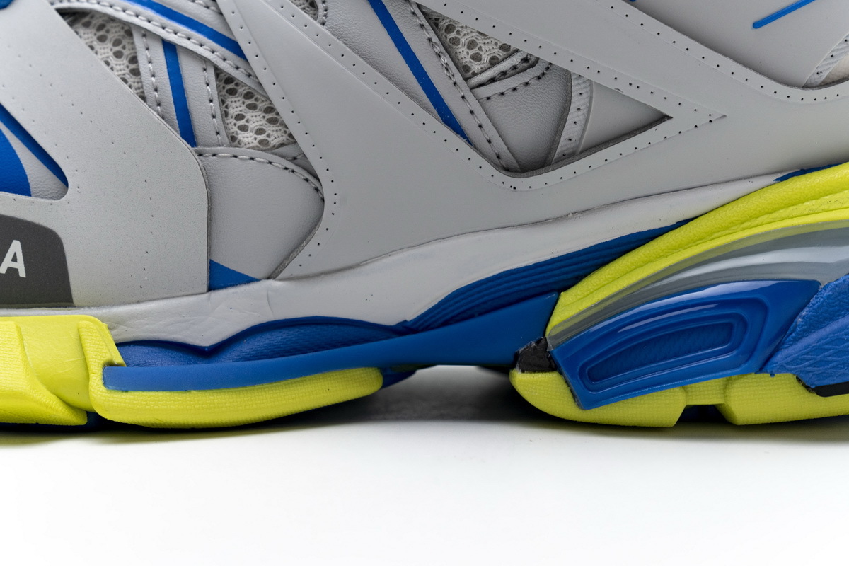 Balenciaga Track SneakerGrey Blue Yellow 542023 W1GB9 6509