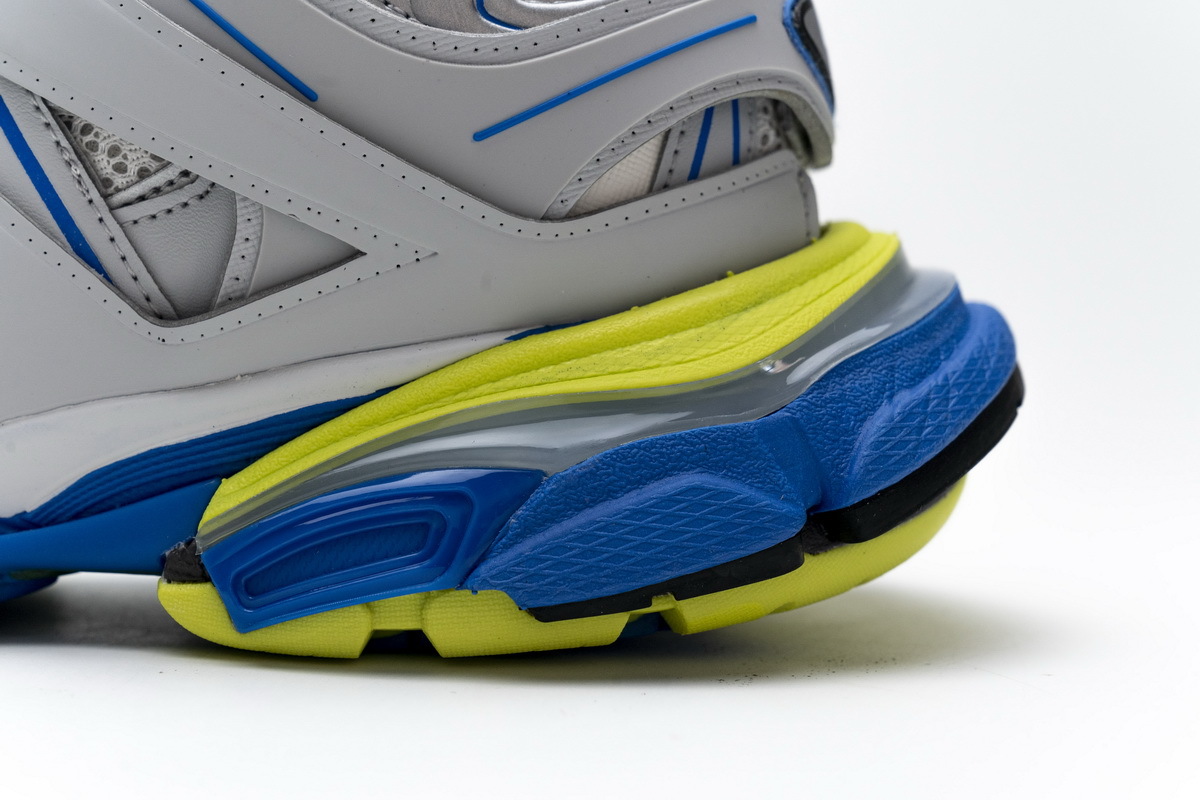 Balenciaga Track SneakerGrey Blue Yellow 542023 W1GB9 6509
