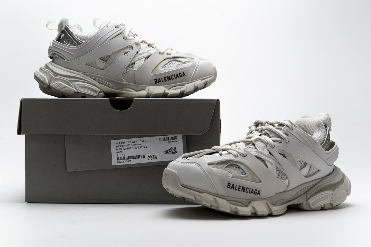 Balenciaga Track LED Sneaker White 542436 W1GB7 6509