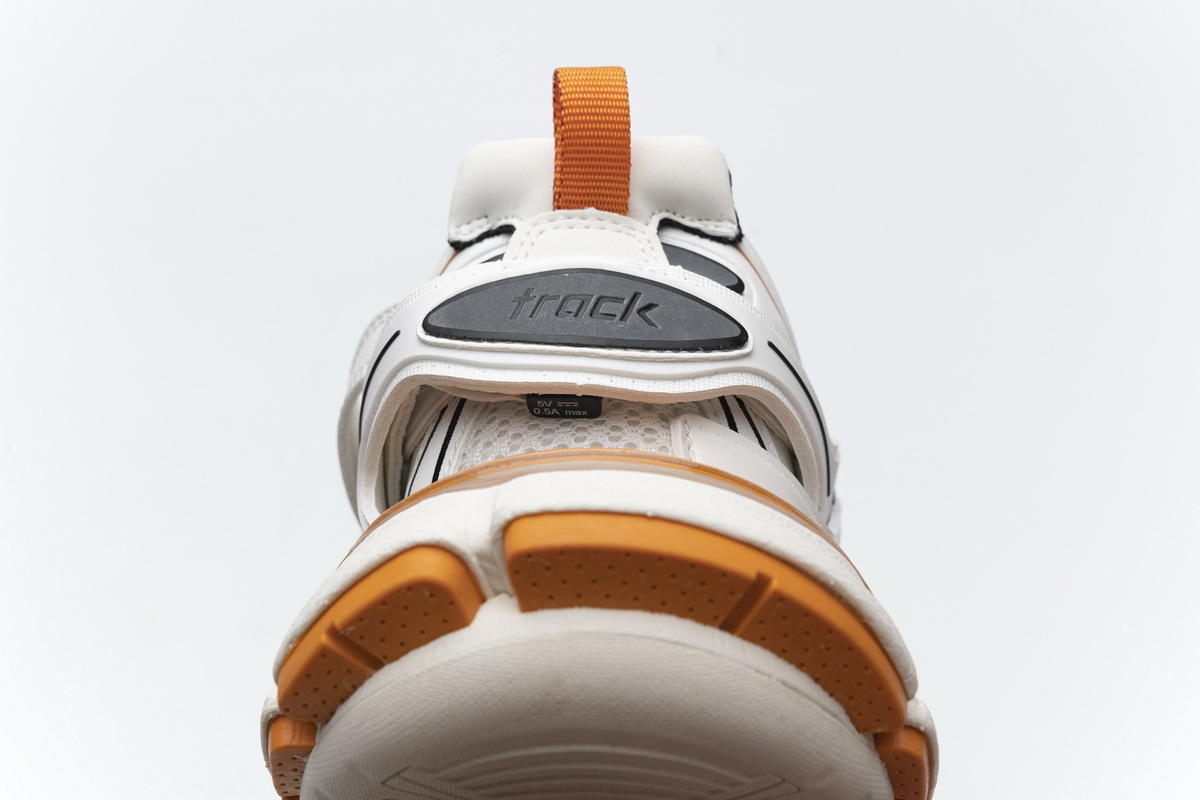 Balenciaga Track SneakerWhite Orange 542436 W1GB7 9059