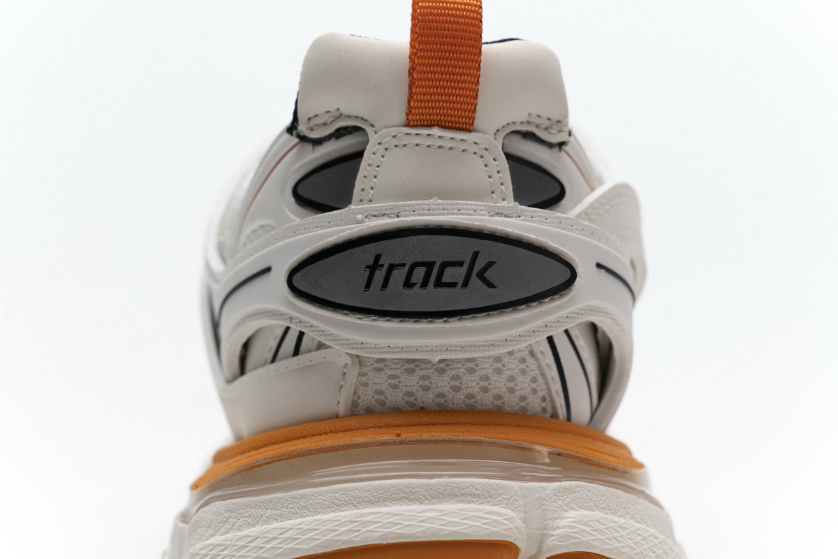 Balenciaga Track SneakerWhite Orange 542436 W1GB7 9059