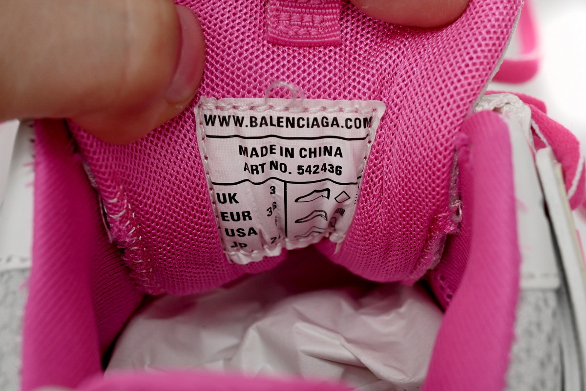 Balenciaga Track SneakerWhite Rose 542436 W1GB1 2258