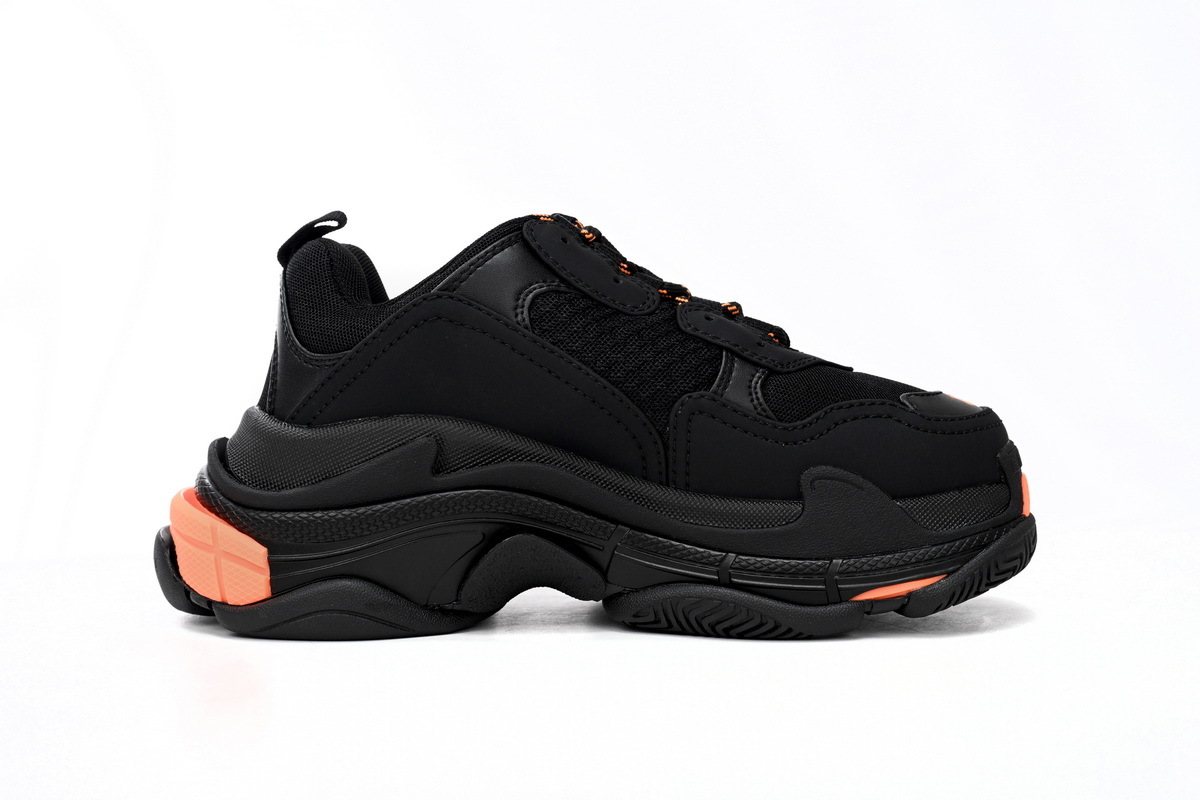 Balenciaga Triple Black Orange 524039 W2FA1 9188