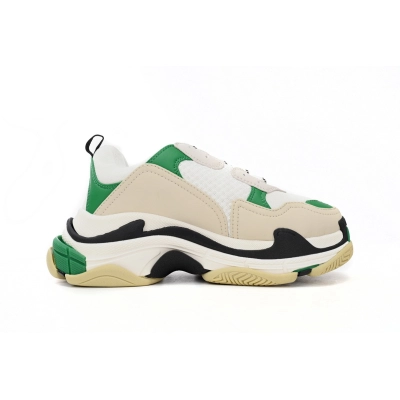 Balenciaga Triple S Black And White Green 524039 W09O1 9090 02