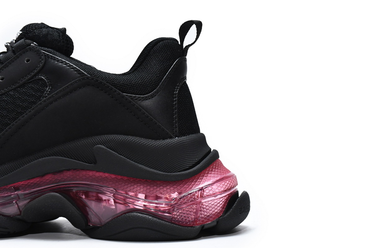 Balenciaga Triple S Black Claret Red 544351 W0901 9011