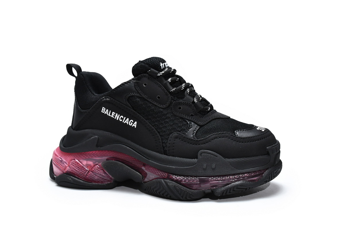 Balenciaga Triple S Black Claret Red 544351 W0901 9011