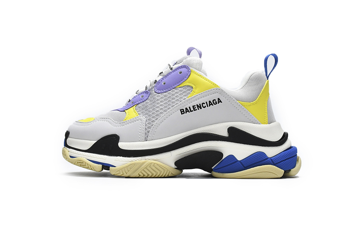 Balenciaga Triple S Black Grey Blue 524039 W09OH 8081