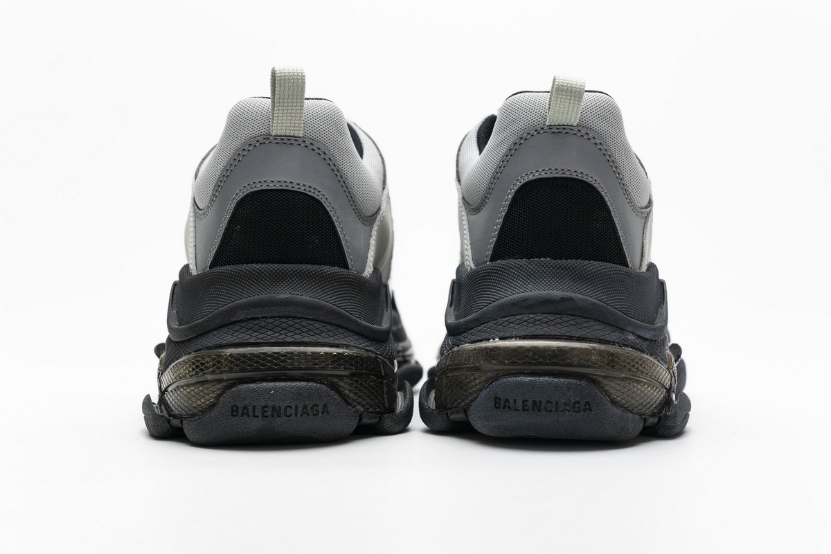 Balenciaga Triple S Black Silver 541624 W09E1 7320