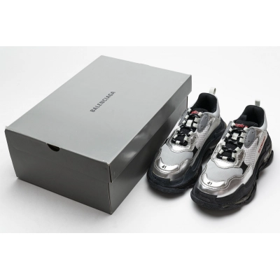 Balenciaga Triple S Black Silver 541624 W09E1 7320 02