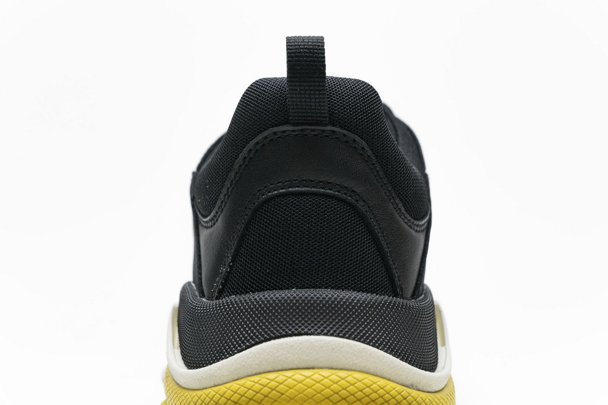 Balenciaga Triple S Black Yellow 483513 W06E1 1078