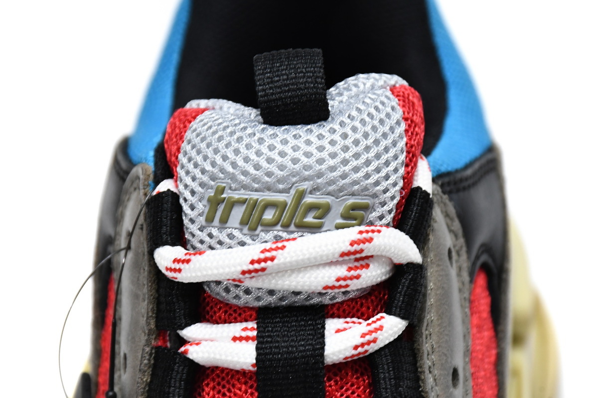 Balenciaga Triple S Blue Red 533883 W09O2 4365