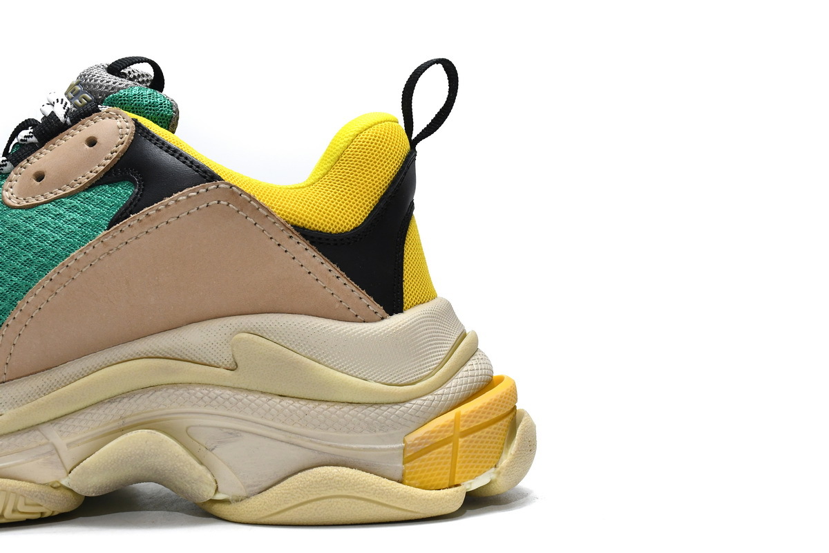 Balenciaga Triple S Green Yellow 483513 W06E3 7070