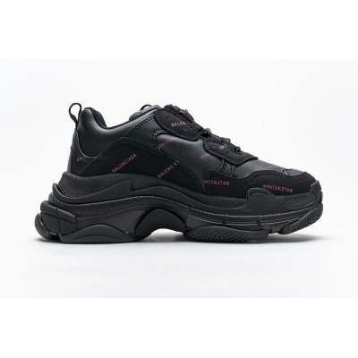 Balenciaga Triple S Letter Black Pink 524039 W2FA1 1022 02