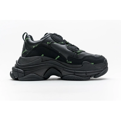 Balenciaga Triple S Letter Fluorescent Yellow 524039 W2FA1 7633 02