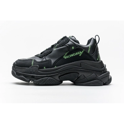 Balenciaga Triple S Letter Fluorescent Yellow 524039 W2FA1 7633 01